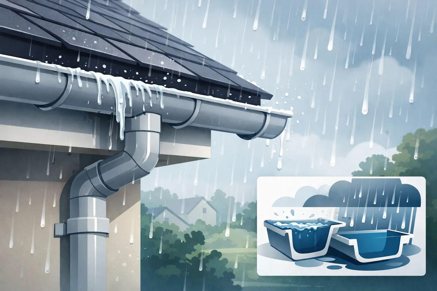 Gutter Sizing for Heavy Rain That Works Gutter Sizing for Heavy Rain That Works