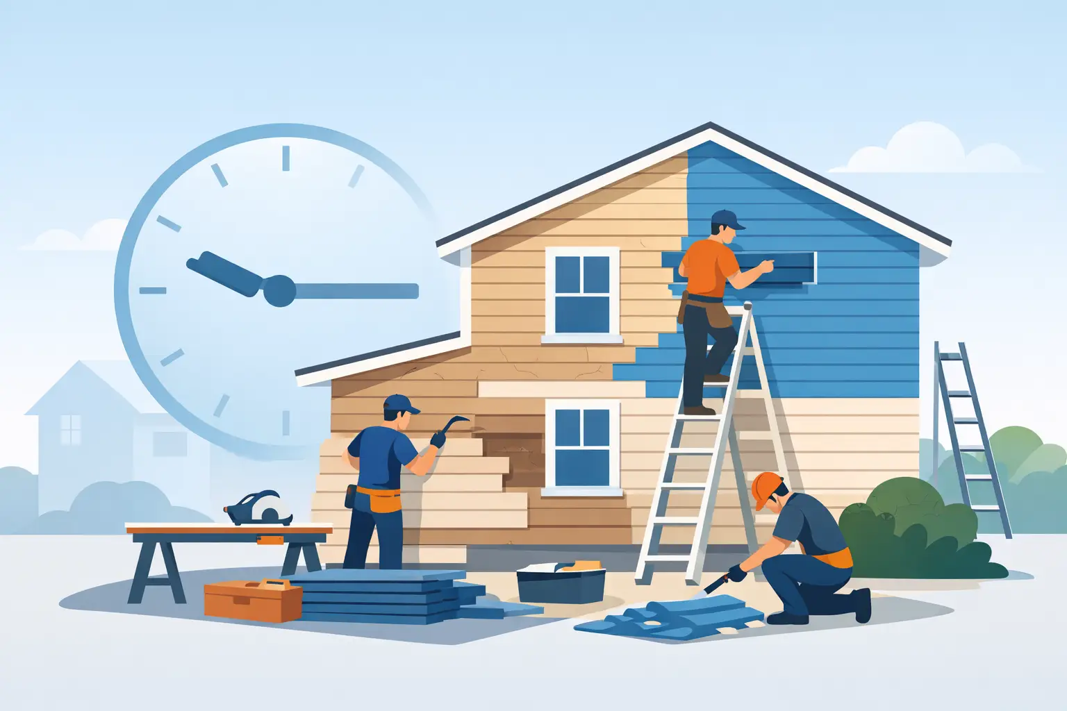How Long Does Siding Replacement Take?