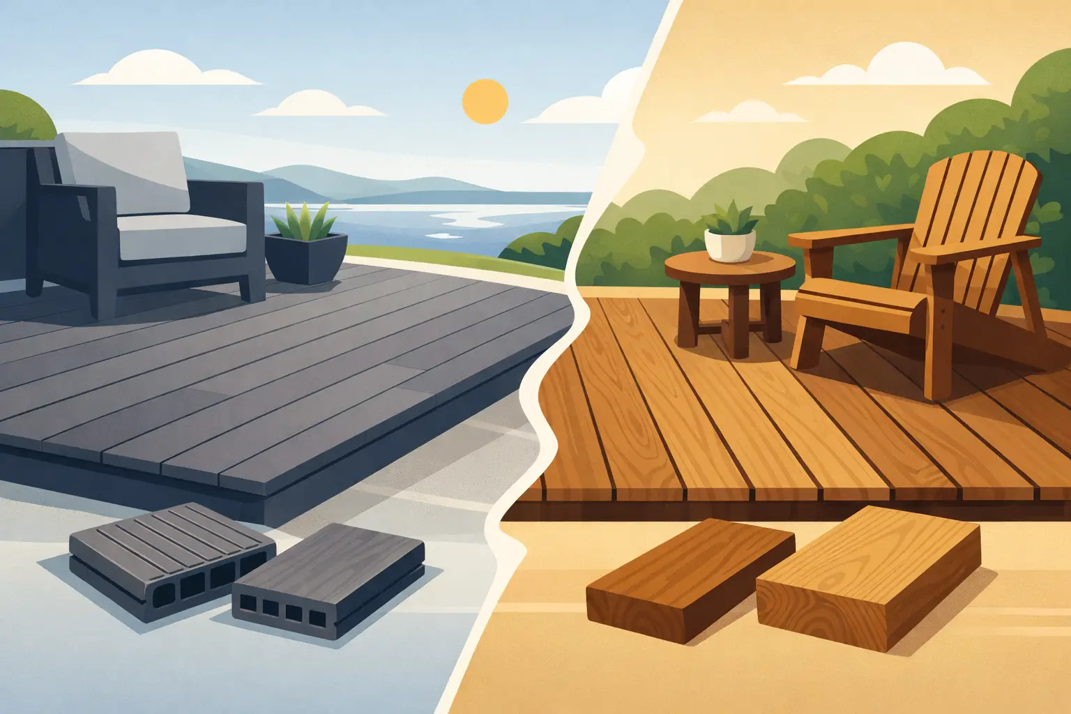 Composite Decking vs Wood: What Fits Best?