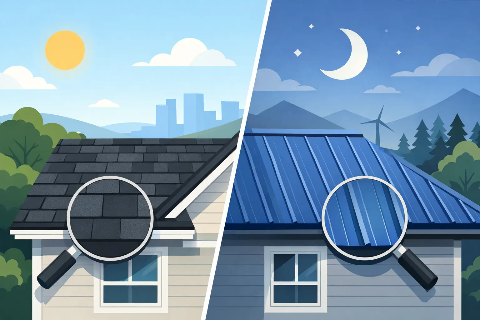Asphalt Roof vs Metal: Which Makes Sense?