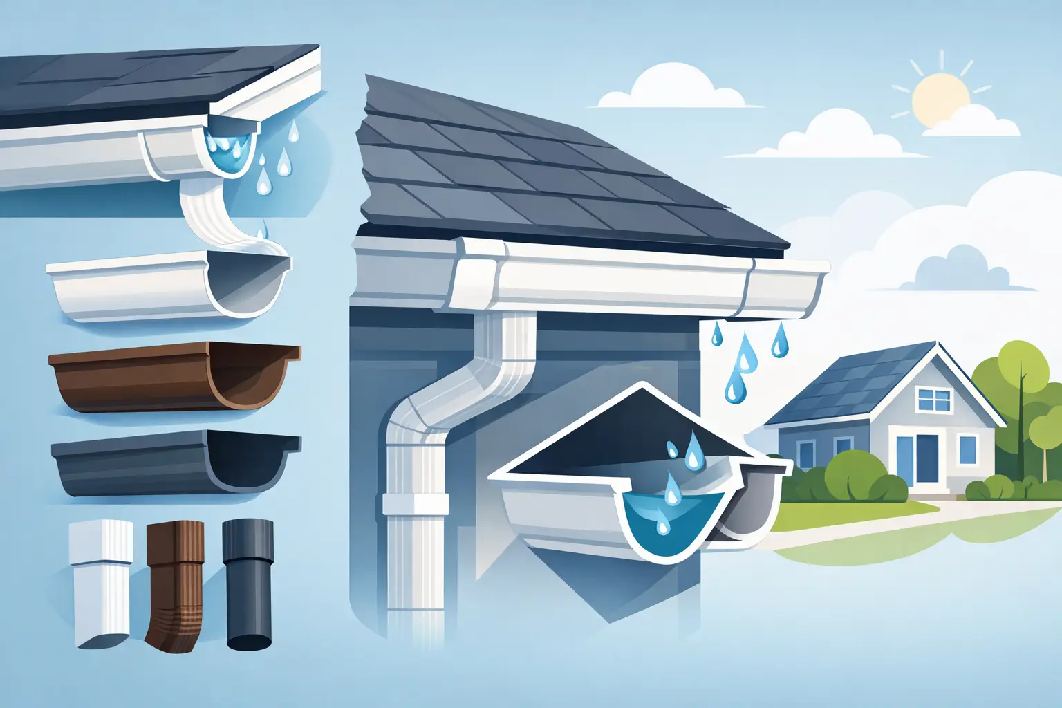 Best Gutter Systems for Homes Explained
