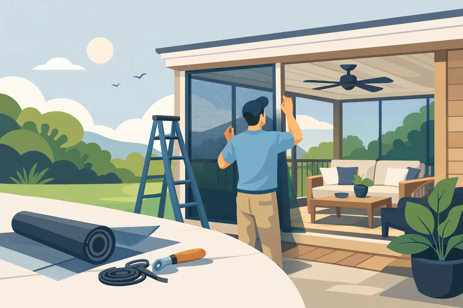 How to Screen In a Porch for Lasting Comfort