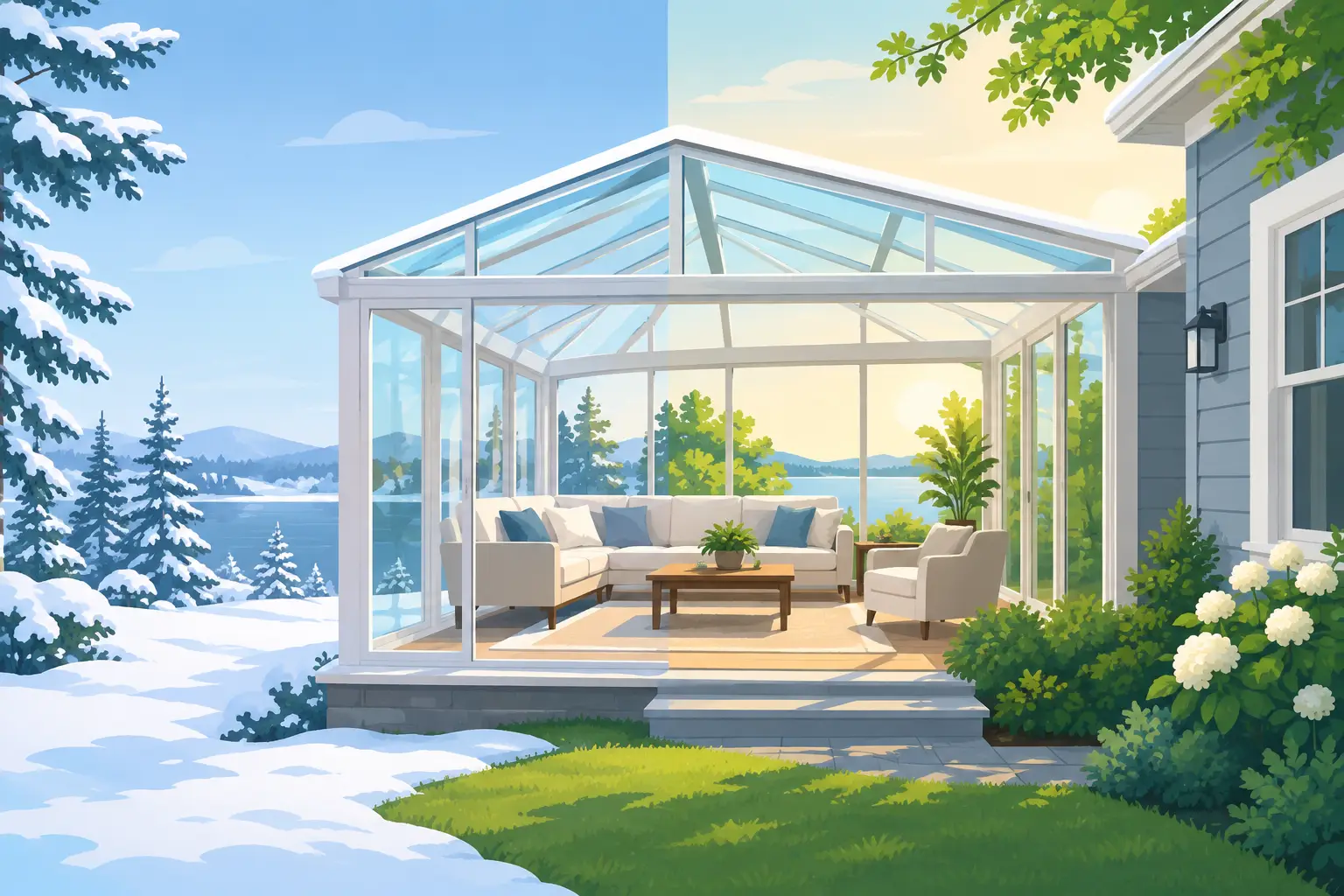 Are Sunrooms Usable Year Round in Massachusetts? Are Sunrooms Usable Year Round in Massachusetts?