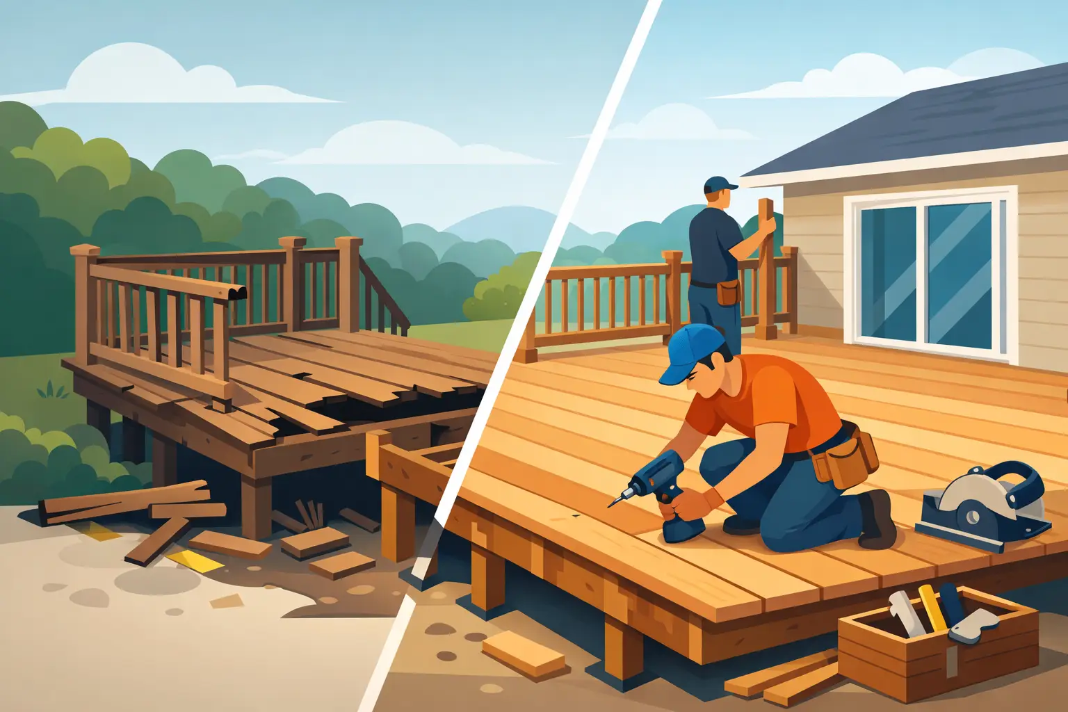 Peabody Deck Rebuild: When Repair Is Not Enough Peabody Deck Rebuild: When Repair Is Not Enough