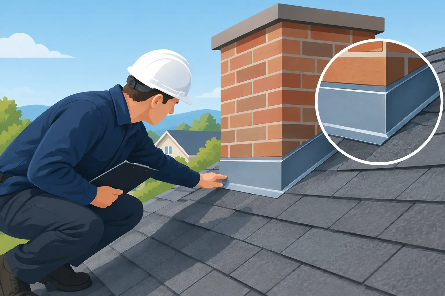 Roof Flashing Inspection: Catch Leaks Early